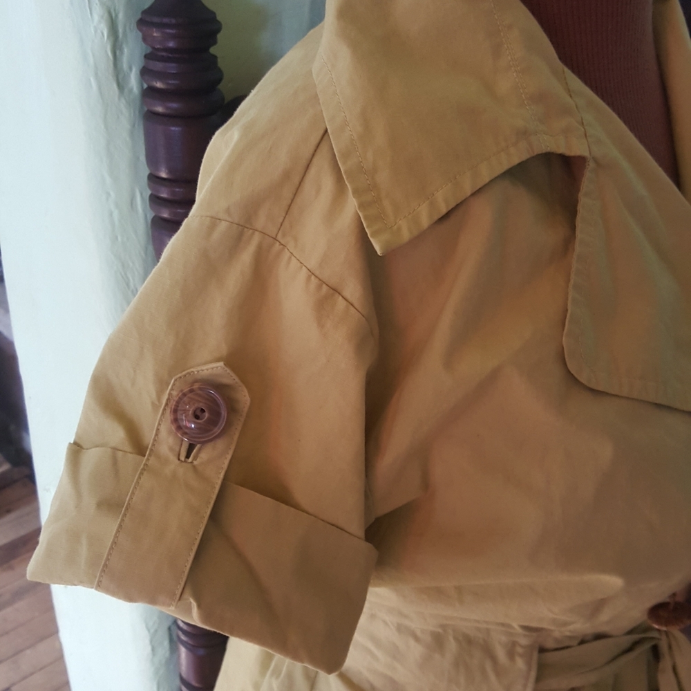 Cabi trench coat style shirt dress - Picture 2 of 4